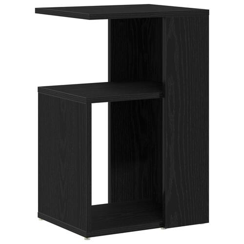 Sidebord Sort Eg 36x30x56 cm Konstrueret Træ