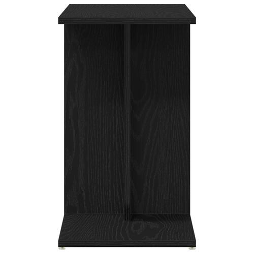 Sidebord, sort eg, 50x30x50 cm, konstrueret træ