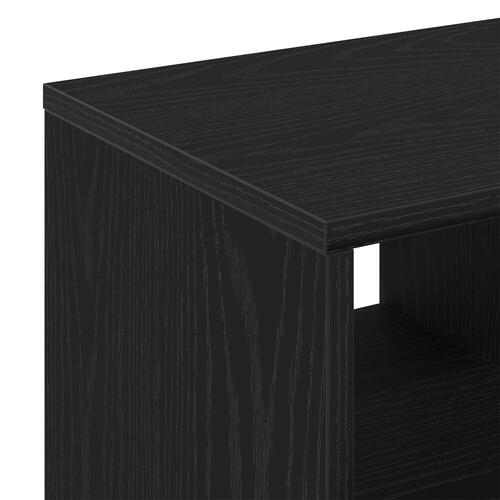 Sidebord, sort eg, 50x30x50 cm, konstrueret træ