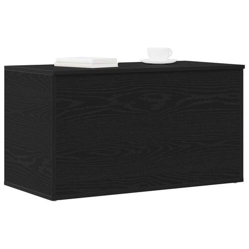 Opbevaringskiste i Sort Eg 84x42x46 cm - Konstrueret Træ
