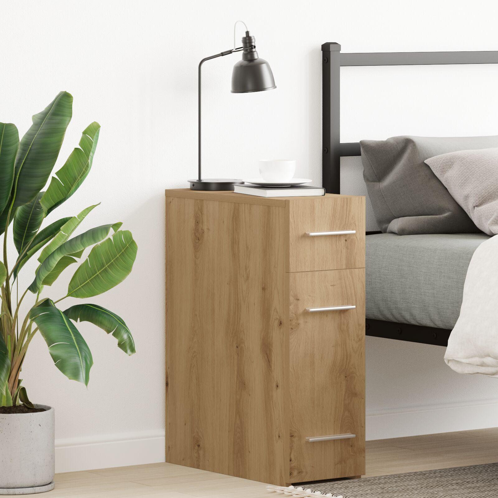 Apoteker Skab Artisan i Egetræ 20x45,5x60 cm i Konstrueret Træ billede