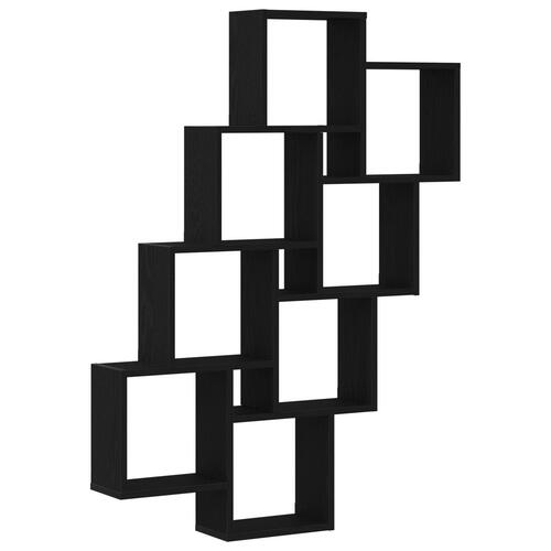 Vægskab i Sort Eg 90x15x119,5 cm - Lavet af træ
