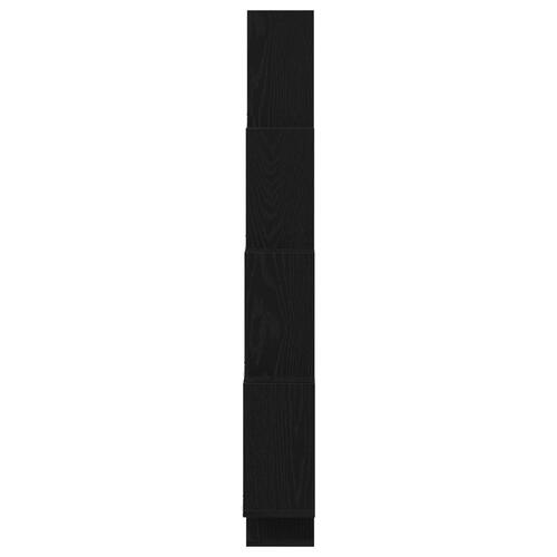 Vægskab i Sort Eg 90x15x119,5 cm - Lavet af træ