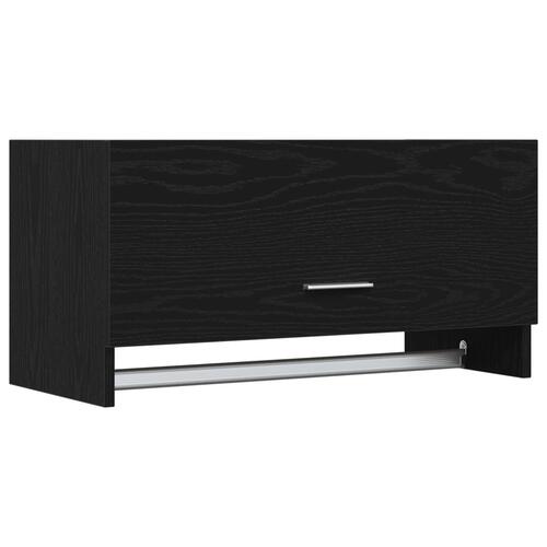 Garderobe Sort Eg 70x32,5x35 cm - Bygget i Træ