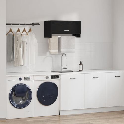 Garderobe Sort Eg 70x32,5x35 cm - Bygget i Træ