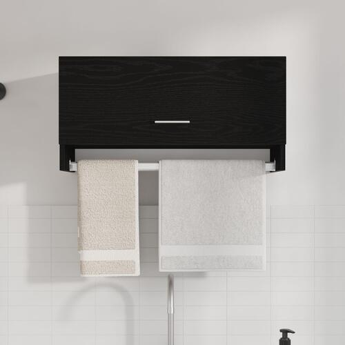 Garderobe Sort Eg 70x32,5x35 cm - Bygget i Træ