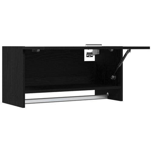 Garderobe Sort Eg 70x32,5x35 cm - Bygget i Træ