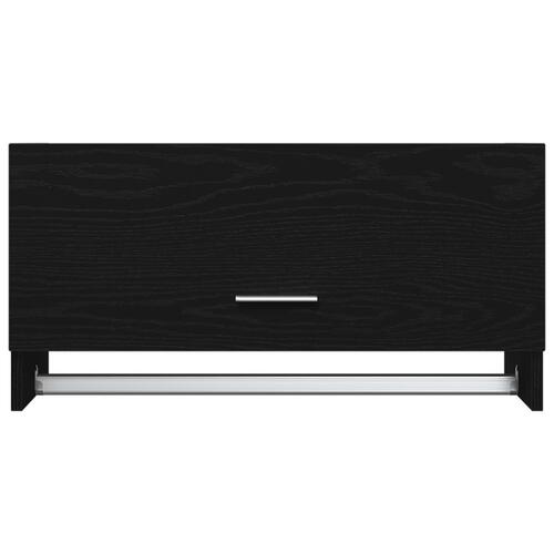 Garderobe Sort Eg 70x32,5x35 cm - Bygget i Træ