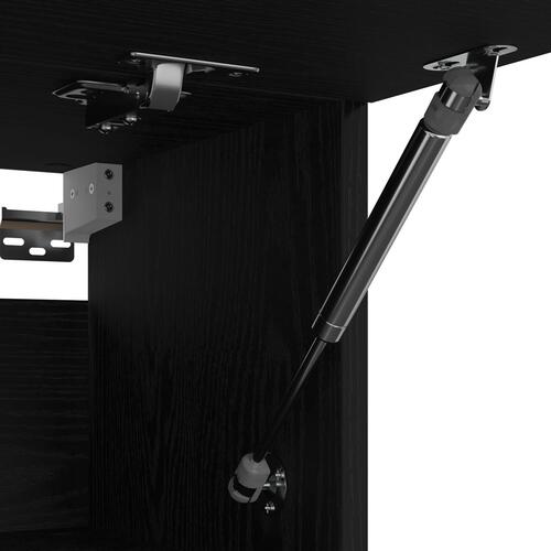 Garderobe Sort Eg 70x32,5x35 cm - Bygget i Træ