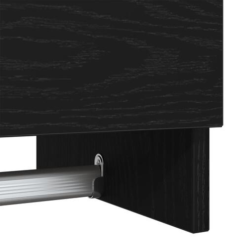 Garderobe Sort Eg 70x32,5x35 cm - Bygget i Træ
