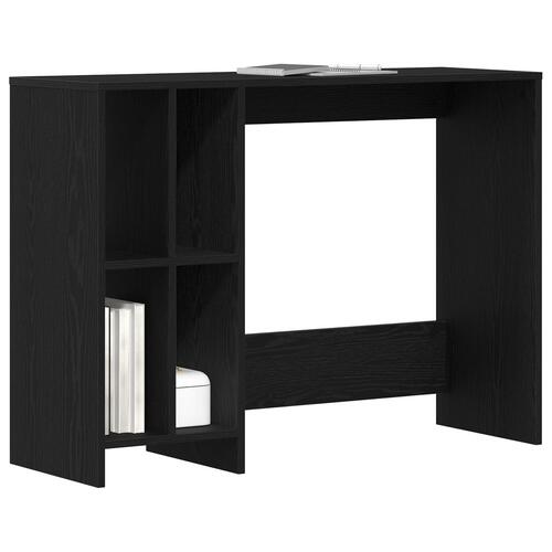 Skrivebord i Sort Eg 102,5x35x75 cm - Konstrueret Træ