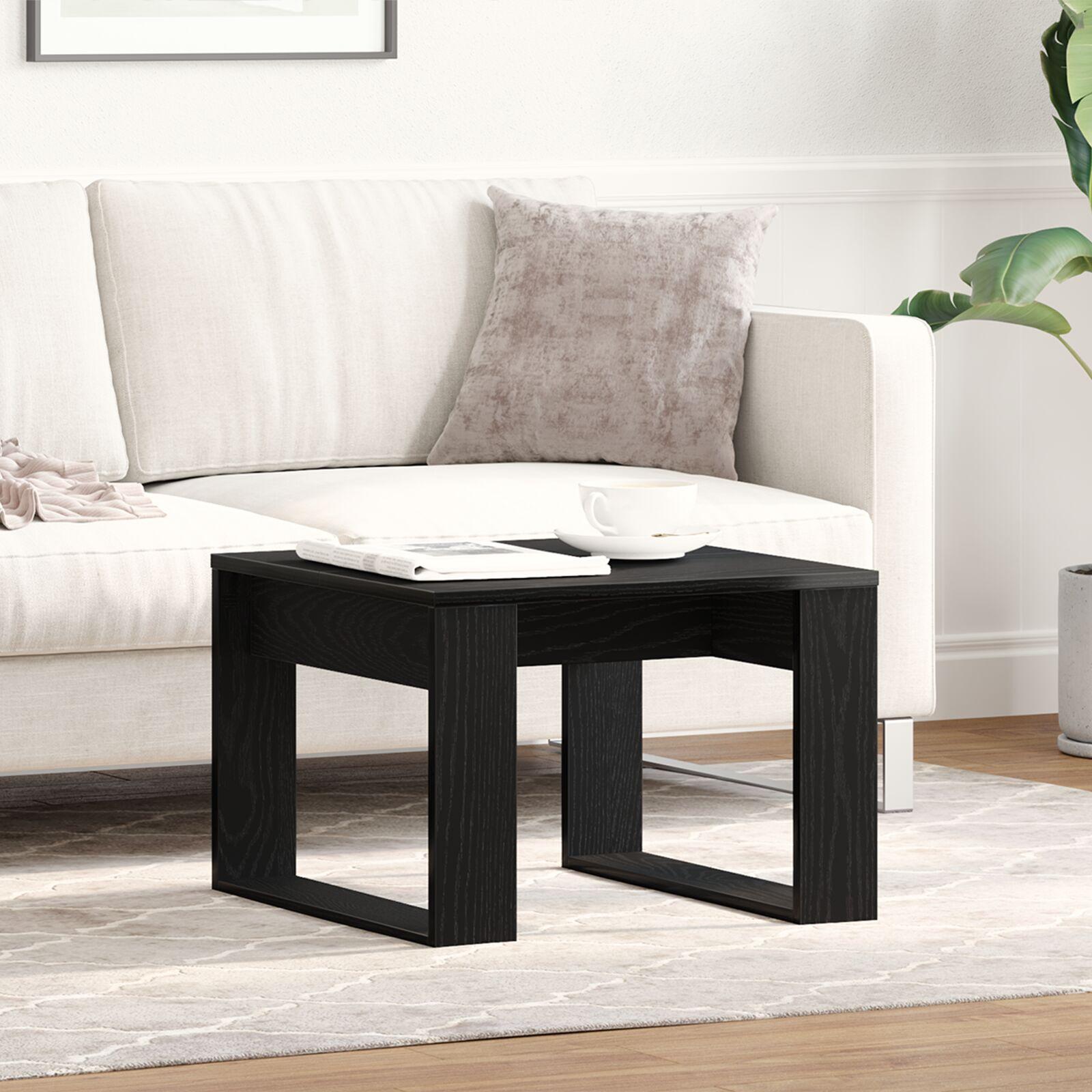 Sidebord i Sort Eg 50x50x35 cm
