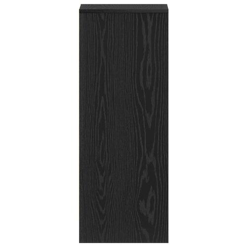 Skoskab Sort Eg 31,5x35x90 cm af konstrueret træ