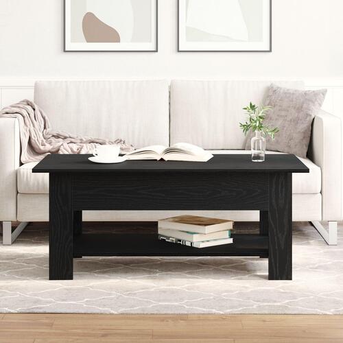 Sort Eg Kaffebord 102x55x42 cm lavet af træ