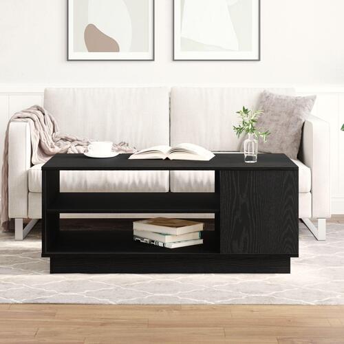Sort Eg Sofabord 102x55x43 cm lavet af konstrueret træ