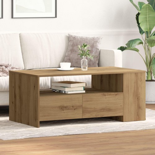 Kaffebord - Artisan Eg - 102x55x43.5 cm - Lavet af konstrueret træ