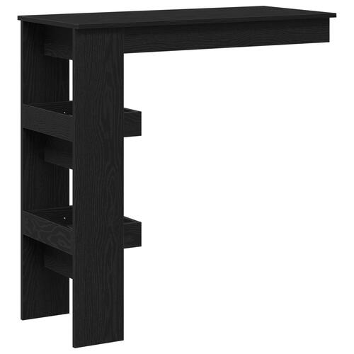 Væg Barbord - Sort Eg - 102x55x103.5 cm - Lavet af konstrueret træ