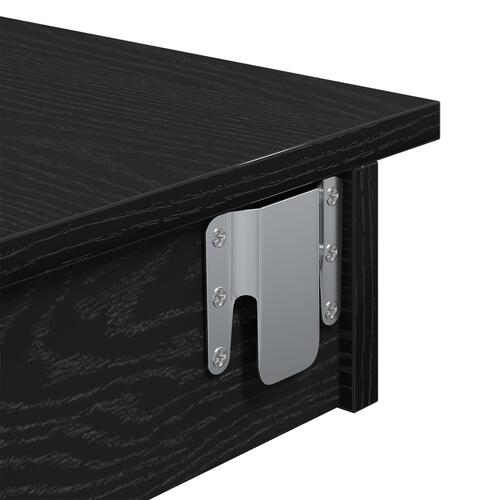 Væg Barbord - Sort Eg - 102x55x103.5 cm - Lavet af konstrueret træ