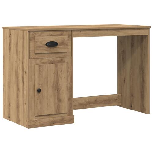 Skrivebord med opbevaring Artisan Eg 50x115x75 cm Konstrueret træ