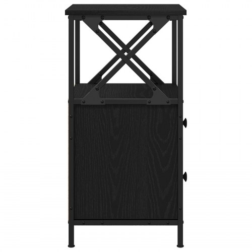 Sengebord i Sort Eg 34x35,5x70 cm - Ingeniørtræ