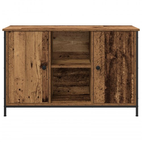 TV-bænk Artisan Eg 101x35x65 cm Konstrueret træ og Stål
