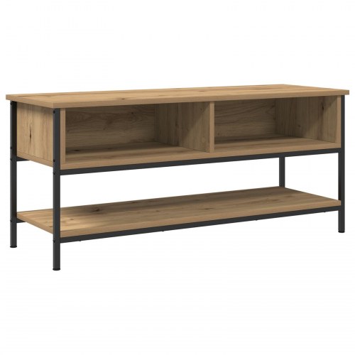 TV Skab Artisan Eg 100x35x45 cm Konstrueret Træ og Stål