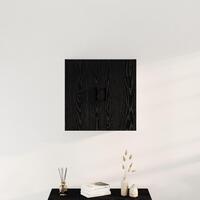 Vægskab Sort Eg 60x31x60 cm Konstrueret Træ