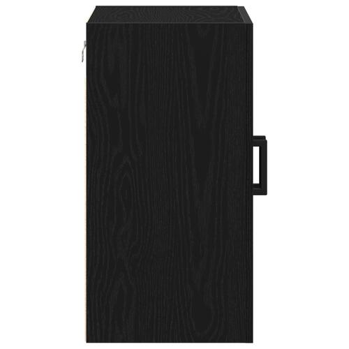 Vægskab Sort Eg 60x31x60 cm Konstrueret Træ