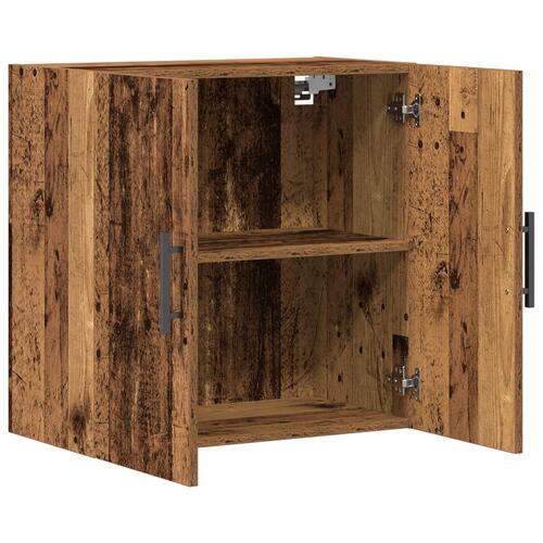 Vægmonteret Skab Gammelt Træ 60x31,5x60 cm Ingeniørtræ