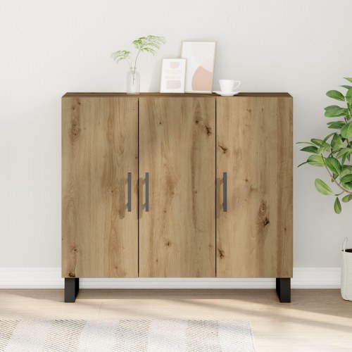 Skab med 3 Døre i Artisan Eg 90x34x80 cm Konstrueret Træ