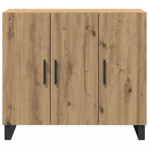 Skab med 3 Døre i Artisan Eg 90x34x80 cm Konstrueret Træ