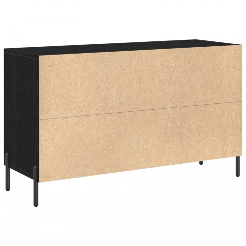 Skab Sort Eg 100x36x60 cm Ingeniørtræ