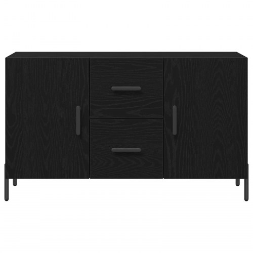 Skab Sort Eg 100x36x60 cm Ingeniørtræ