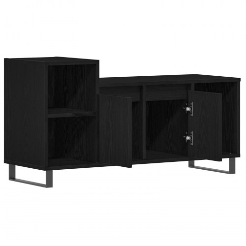 TV Skab Sort Eg 100x35x55 cm Konstrueret Træ