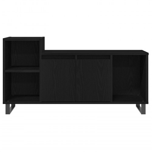 TV Skab Sort Eg 100x35x55 cm Konstrueret Træ
