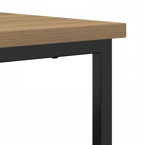 Sideboard Artisan Egetræ 100x35x80 cm Konstrueret Træ og Stål