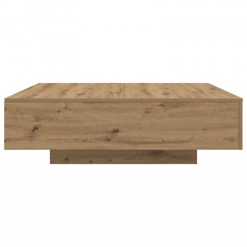 Sofabord Kunstnerisk egetræ Konstrueret træ 100 x 100 x 31 cm