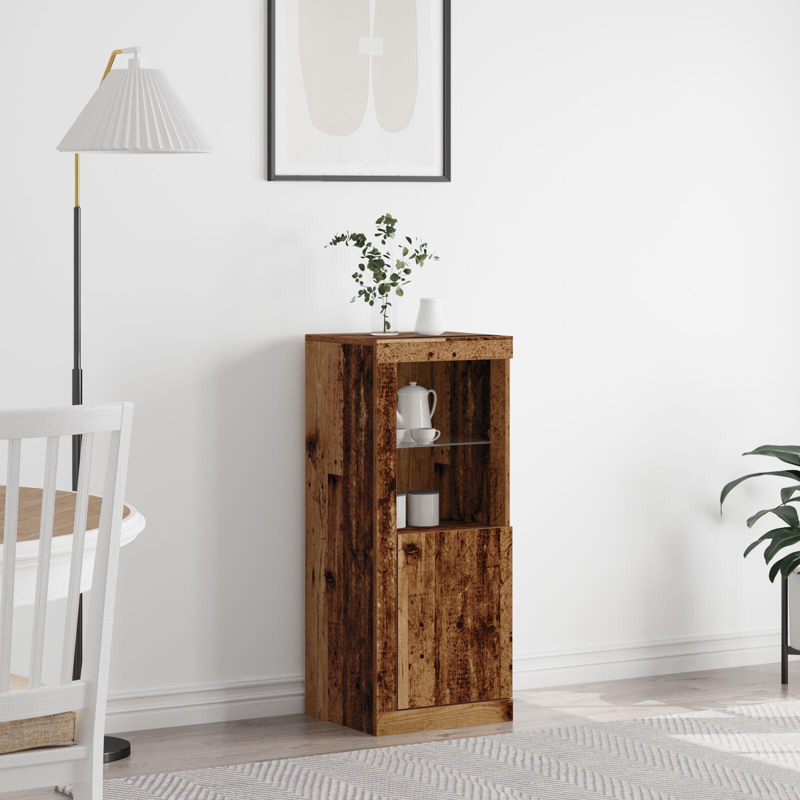 Sideboard Brun 41 X 37 X 100 Cm Konstrueret Træ