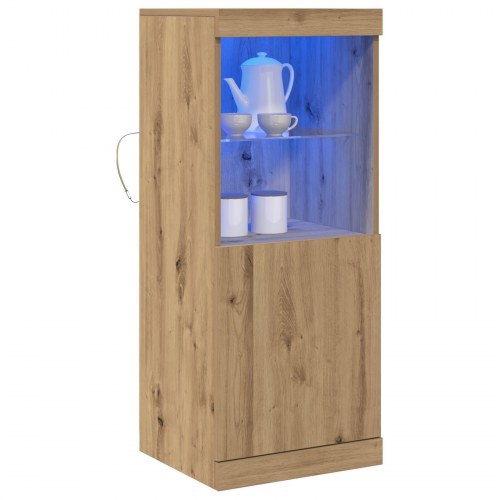 Skab med LED Lys Artisan Eg 41x37x100 cm