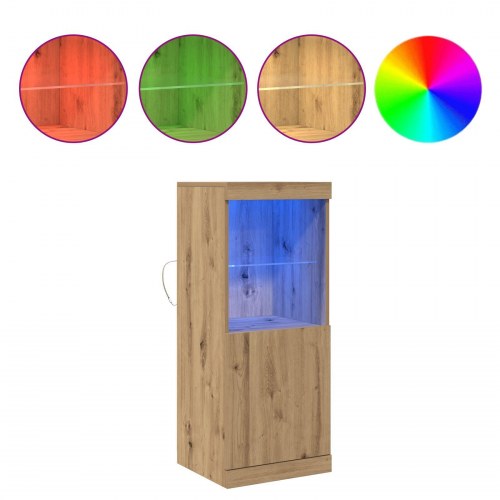 Skab med LED Lys Artisan Eg 41x37x100 cm