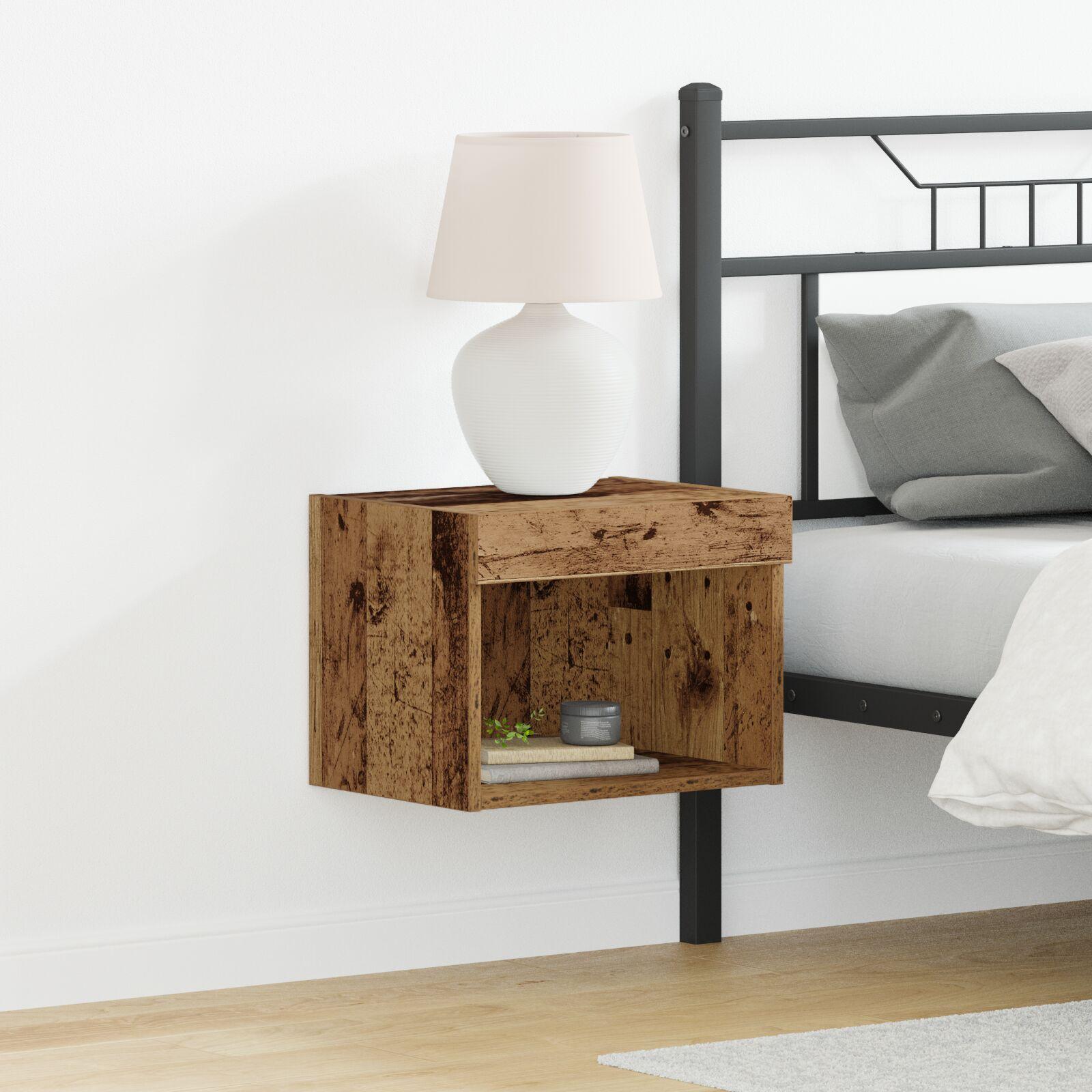 Tv-Skab 2 Dele Gammelt Træ 40 X 30 X 30 Cm Konstrueret Træ