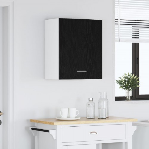 Sort Eg Hængeskab 50x31x60 cm Lavet af Konstrueret Træ