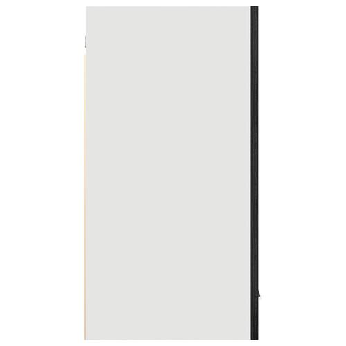 Sort Eg Hængeskab - 80x31x60 cm - Lavet af Konstrueret træ