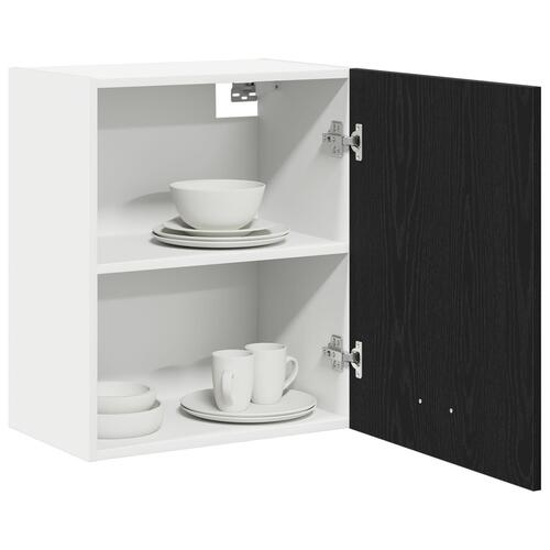 Hængende skabe - 2 pak - Sort eg, 100x31x60 cm - Fremstillet af konstrueret træ