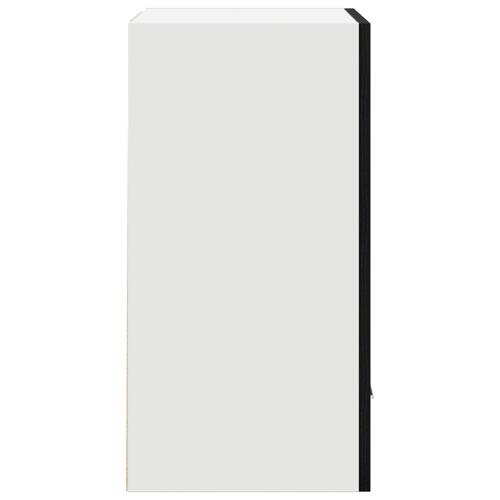 Hængende skabe - 2 pak - Sort eg, 100x31x60 cm - Fremstillet af konstrueret træ