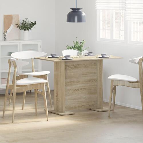 Spisebord Sonoma Eg 110x60x75 cm Konstrueret Træ