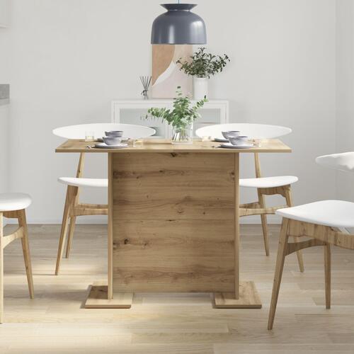 Spisebord Artisan Egetræ 110x60x75 cm Konstrueret Træ