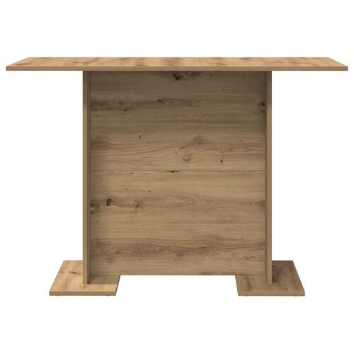 Spisebord Artisan Egetræ 110x60x75 cm Konstrueret Træ