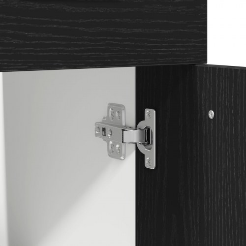 Sort Eg Skuffe Bundskab - 30x46x81.5 cm