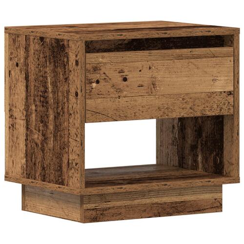 Sengebord Gammelt Træ 45x34x44 cm Engineered Wood